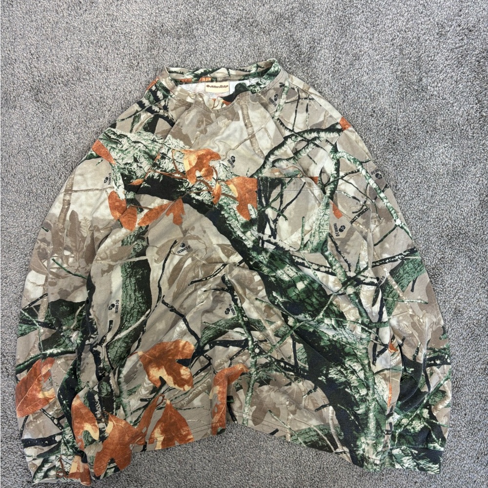 Y2k‎ long sleeve camo realtree pocket shirt